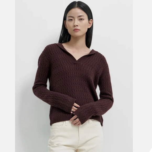 Theory Dimensional Polo Sweater - Picture 2 of 7